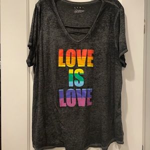 Lane Bryant Love is Love Tee size 22-24